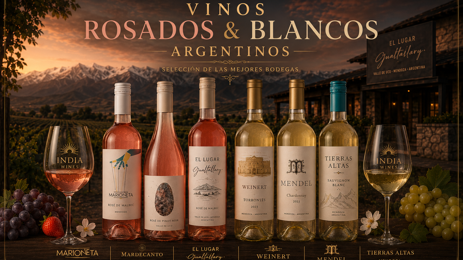 VINOS BLANCOS Y ROSADOS