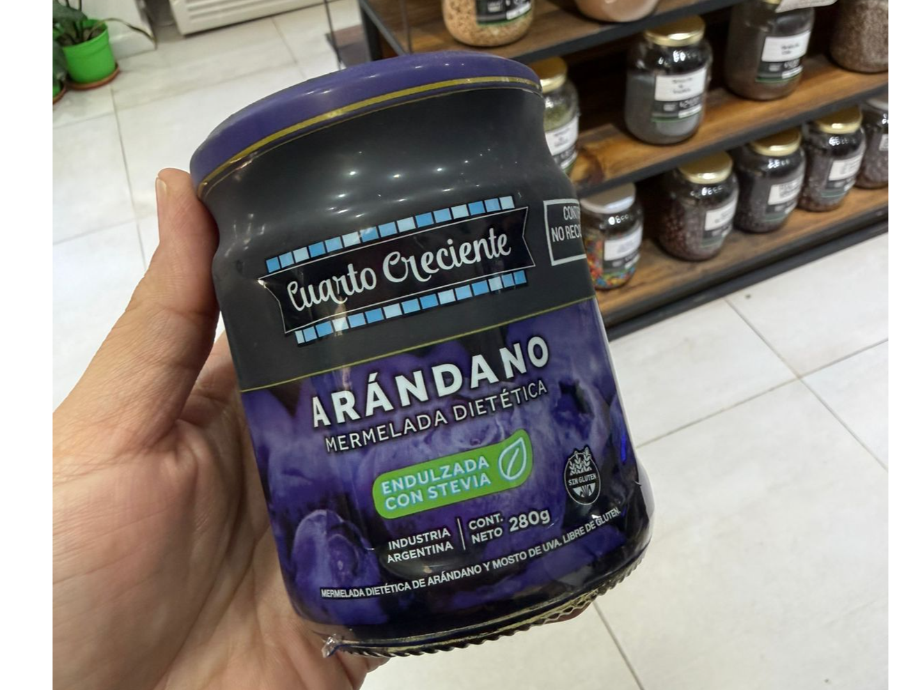 MERMELADA DE ARANDANOS CUARTO CRECIENTE