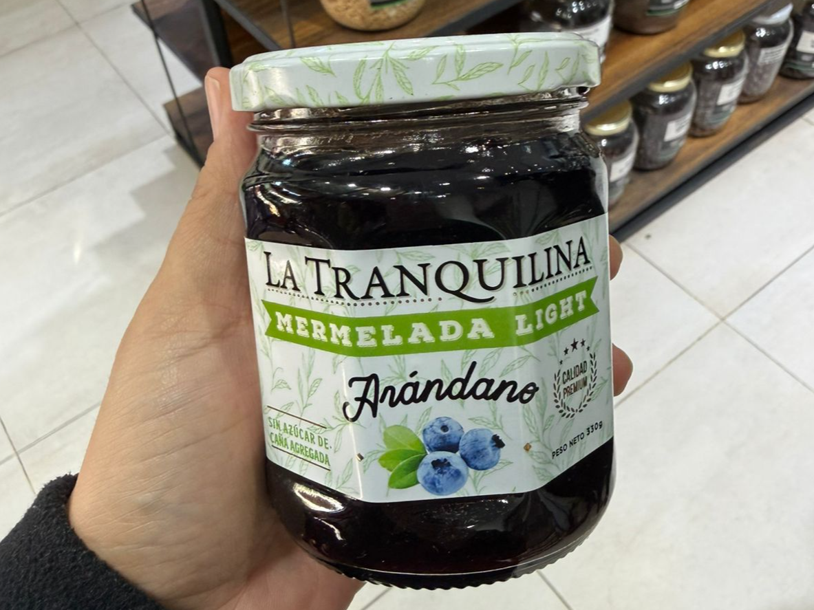 MERMELADA DE ARANDANOS LA TRANQUILINA