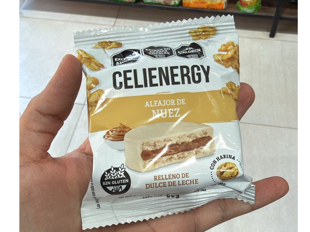ALFAJOR DE NUEZ CELIENERGY