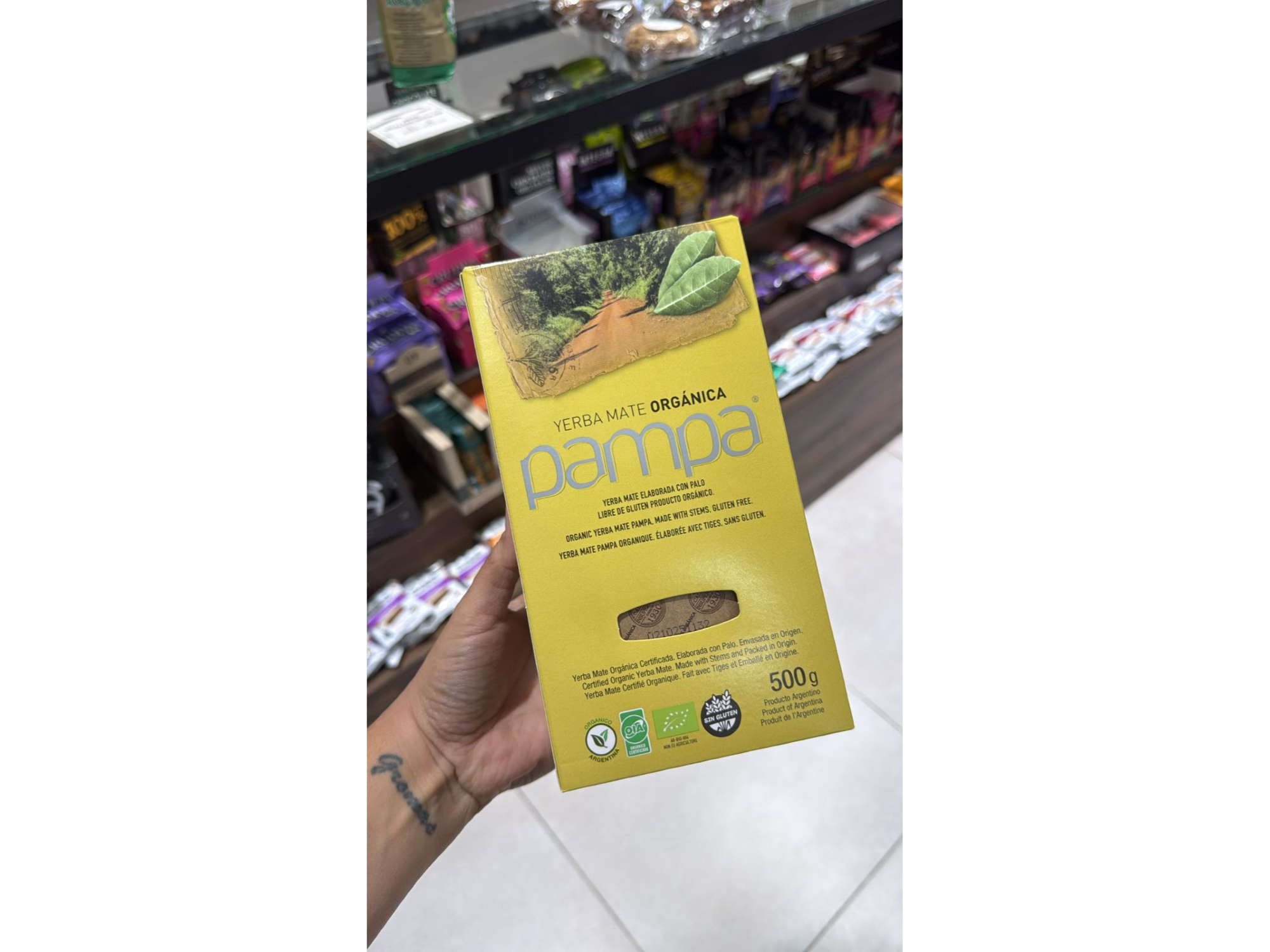YERBA ORGANICA PAMPA 500G