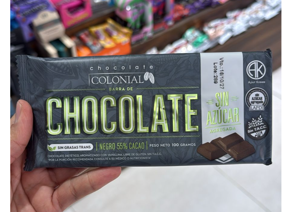 BARRA DE CHOCOLATE 55%
