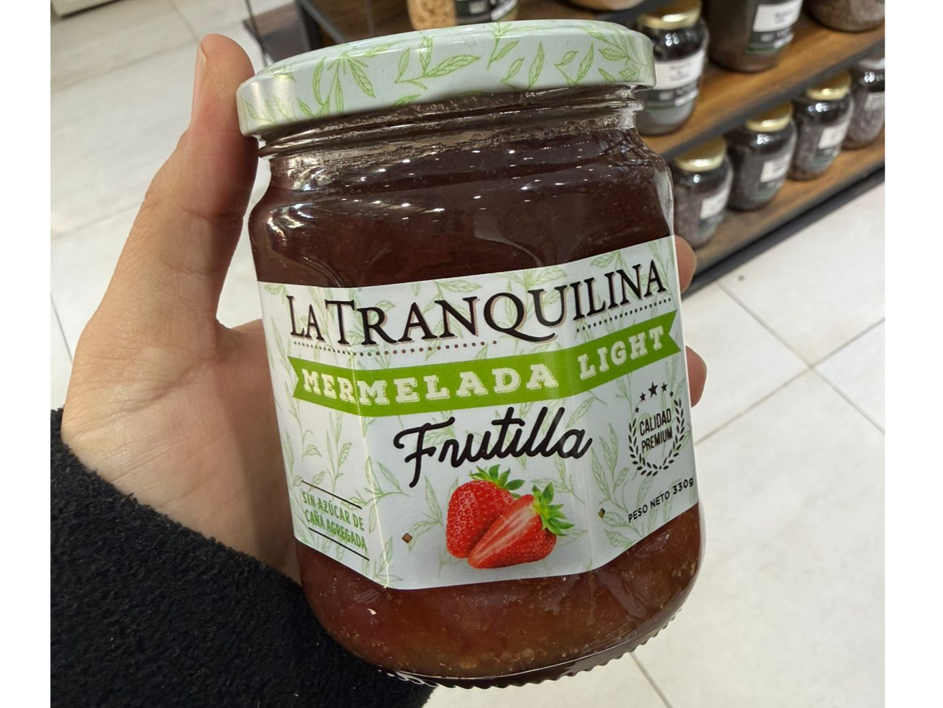 MERMELADA DE FRUTILLA LA TRANQUILINA