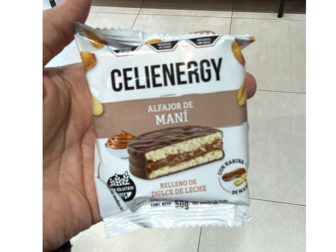 ALFAJOR DE MANI CELIENERGY