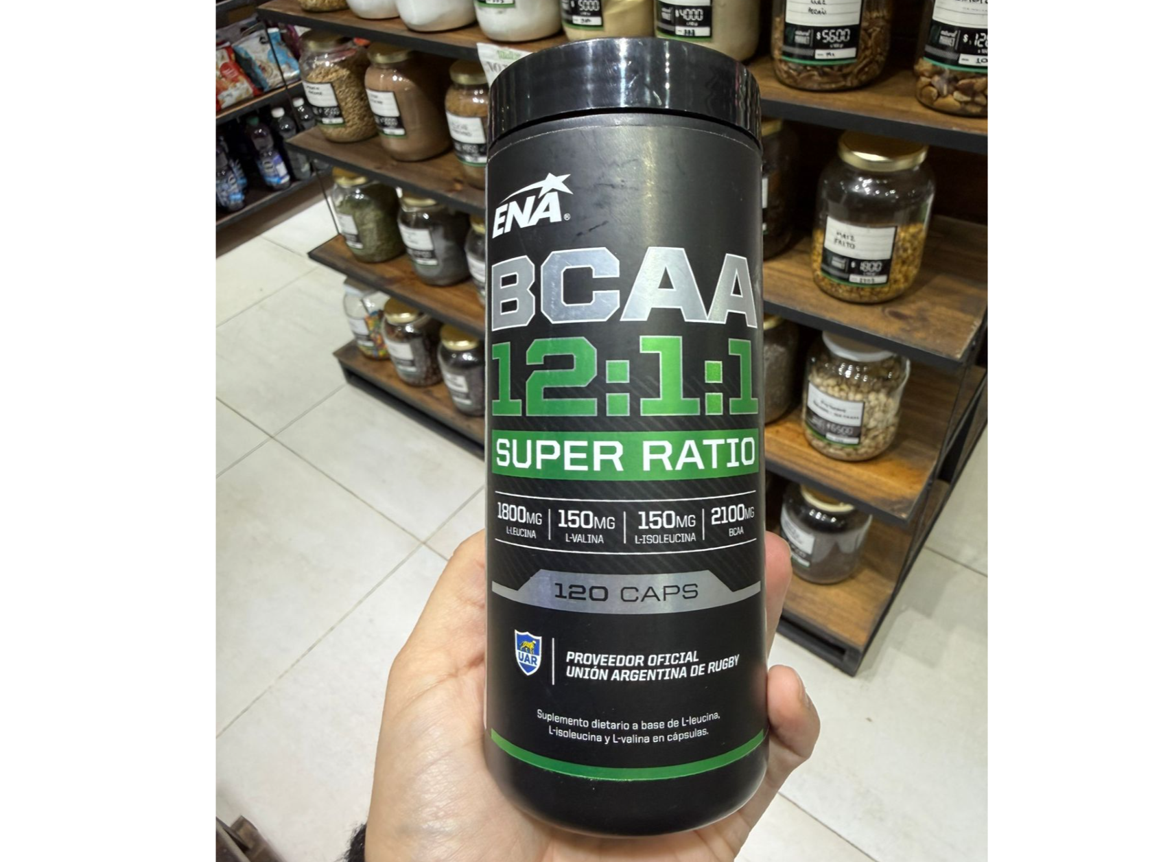 Aminoacidos Bcaa 12:1:1 Ena Sport