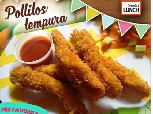 Pollitos tempura