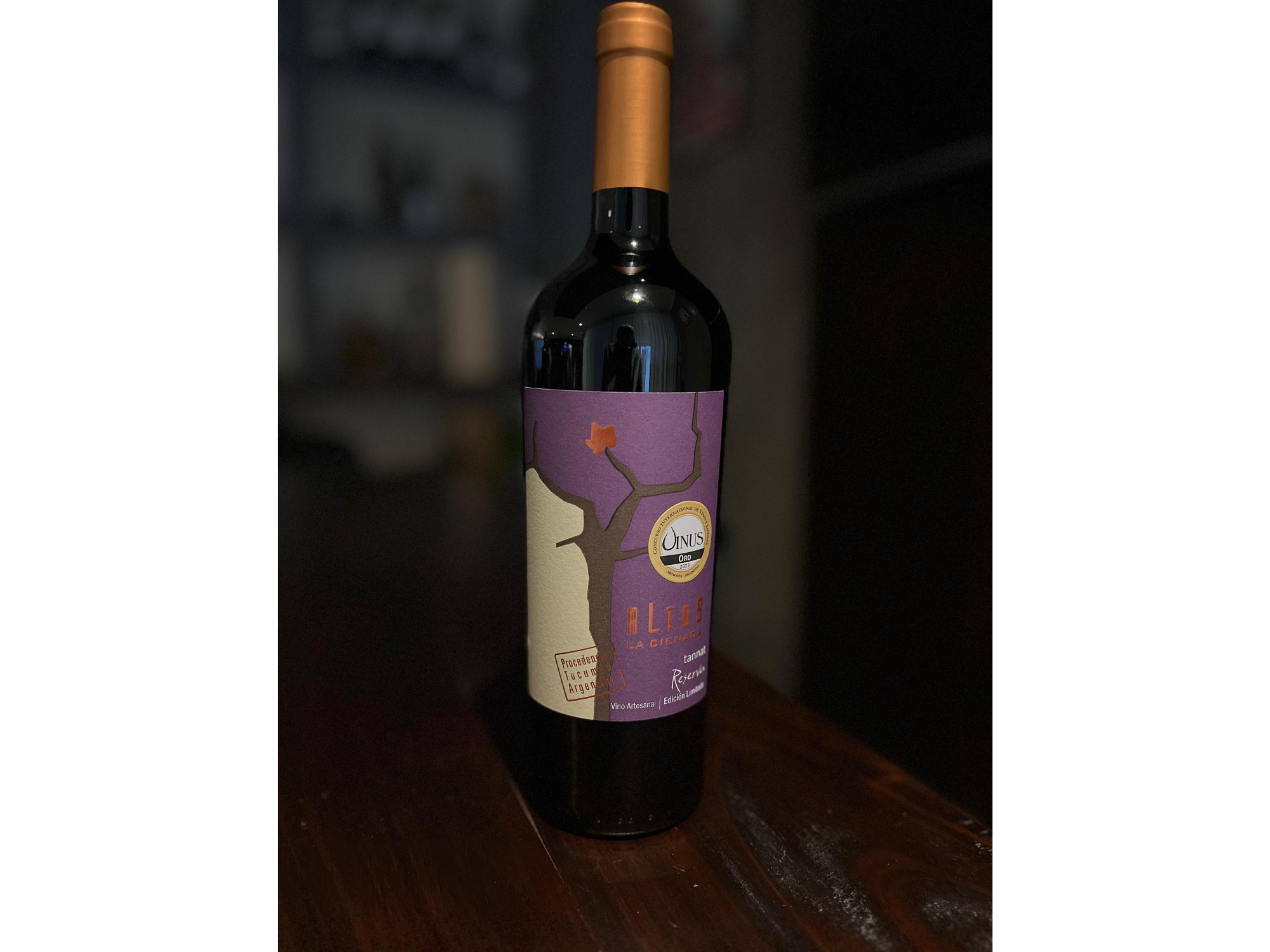 RESERVA DE TANNAT 2018 - ALTOS LA CIENAGA