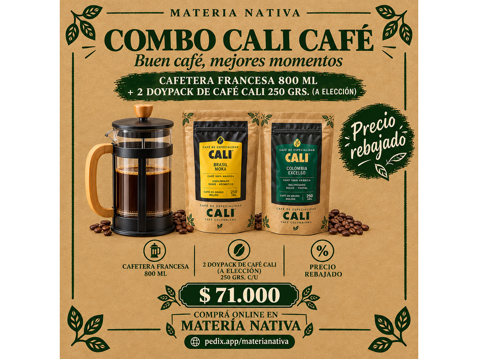 Combo Cali Café