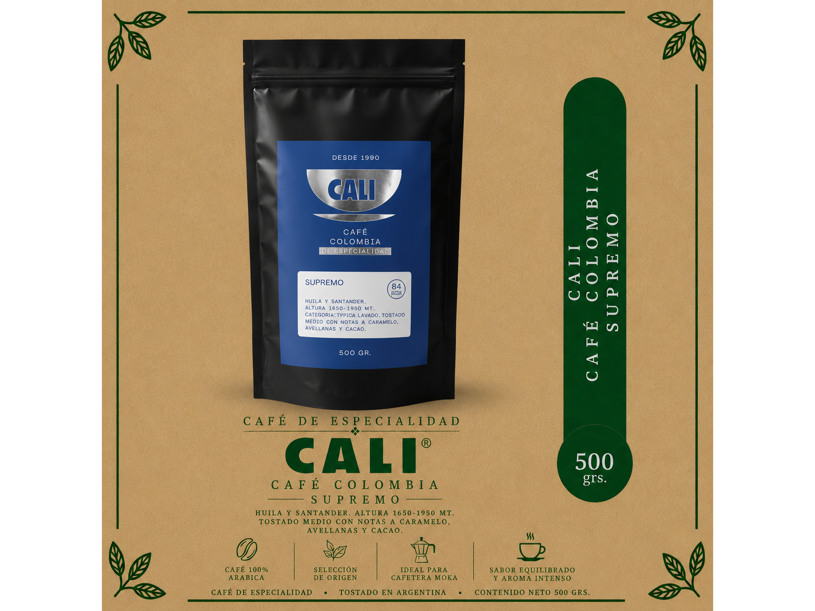 Café Colombia Supremo 500 grs.