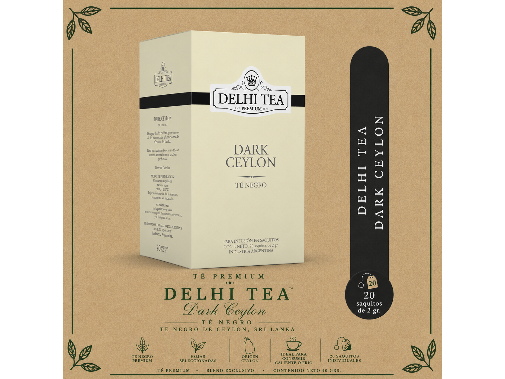 Dark Ceylon Sobres