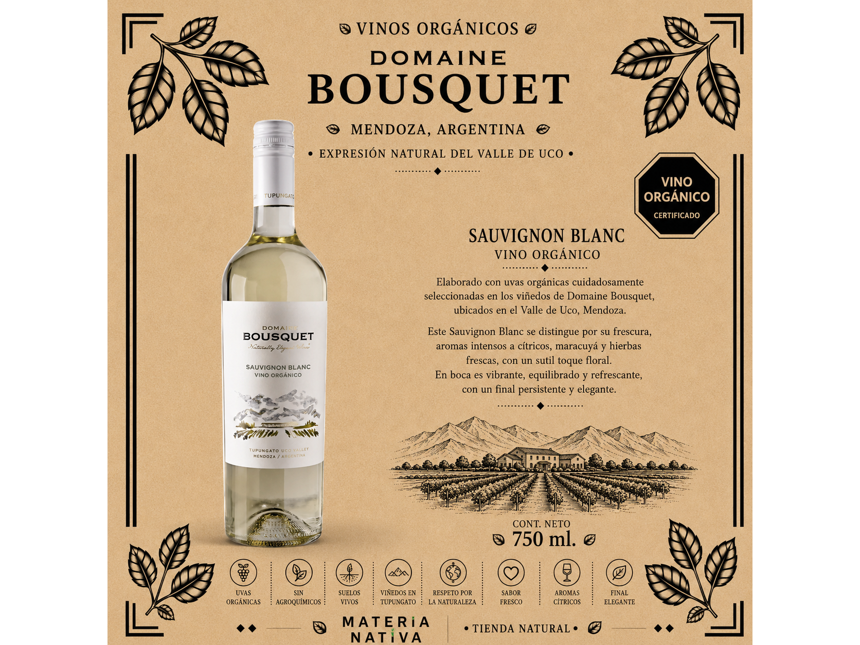 Domaine Bousquet Sauvignon Blanc