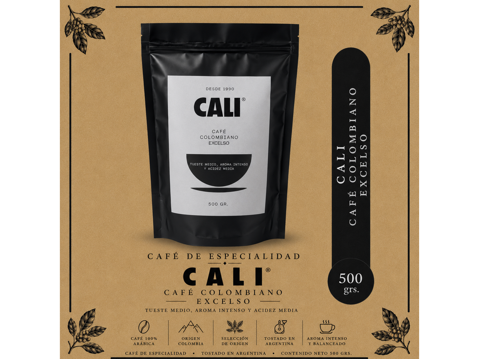 Café Colombia Excelso 500 grs.