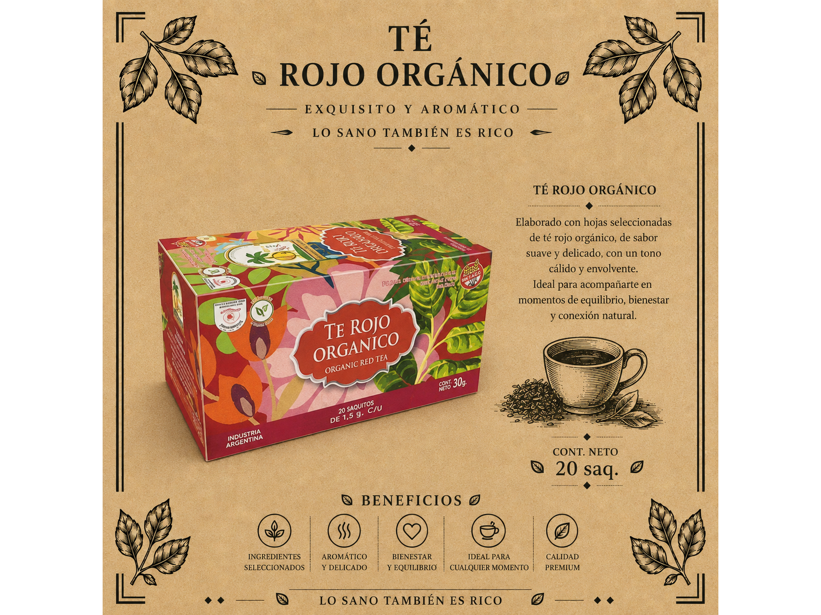 Té Rojo Orgánico