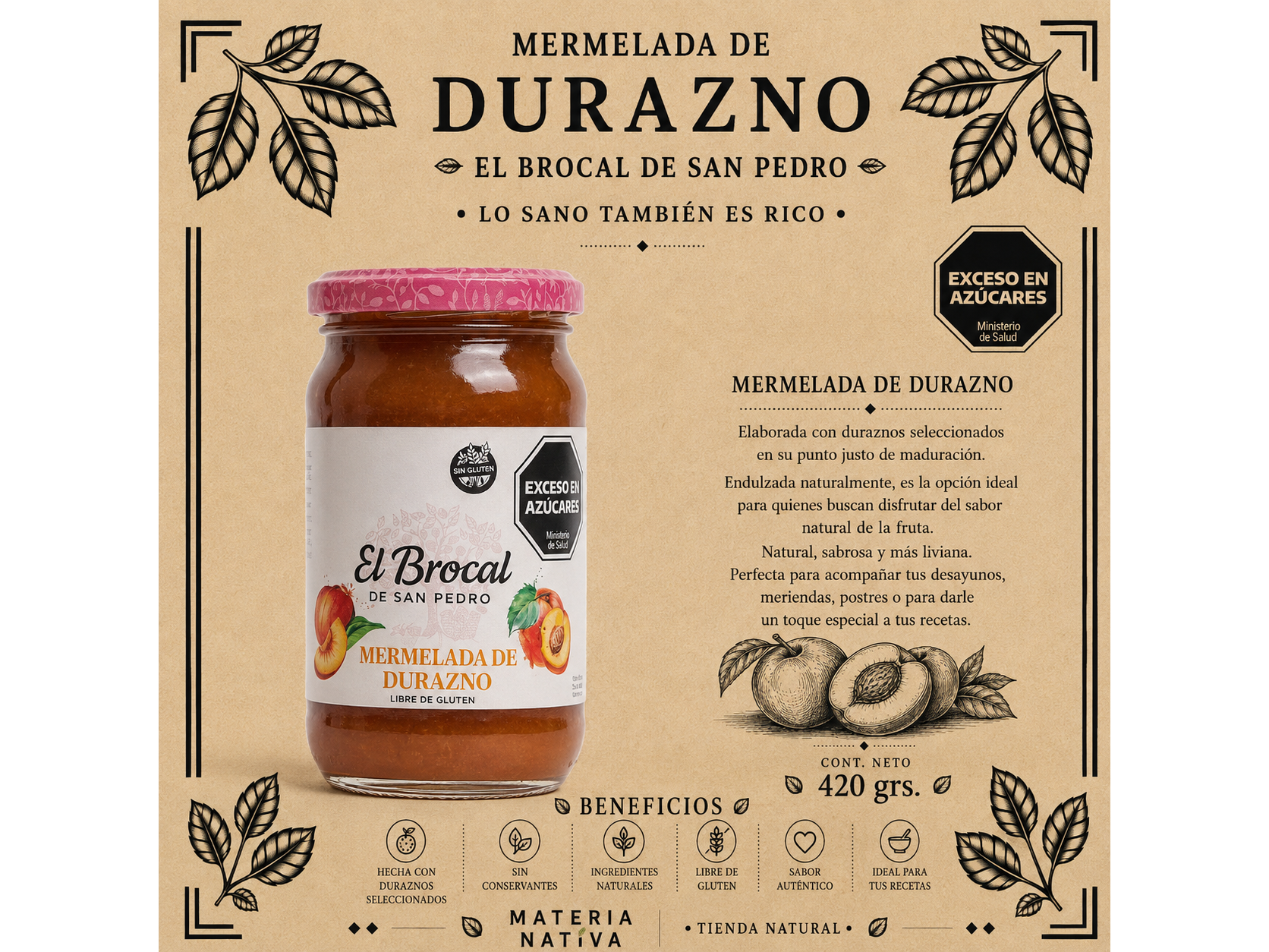 Mermelada de Durazno