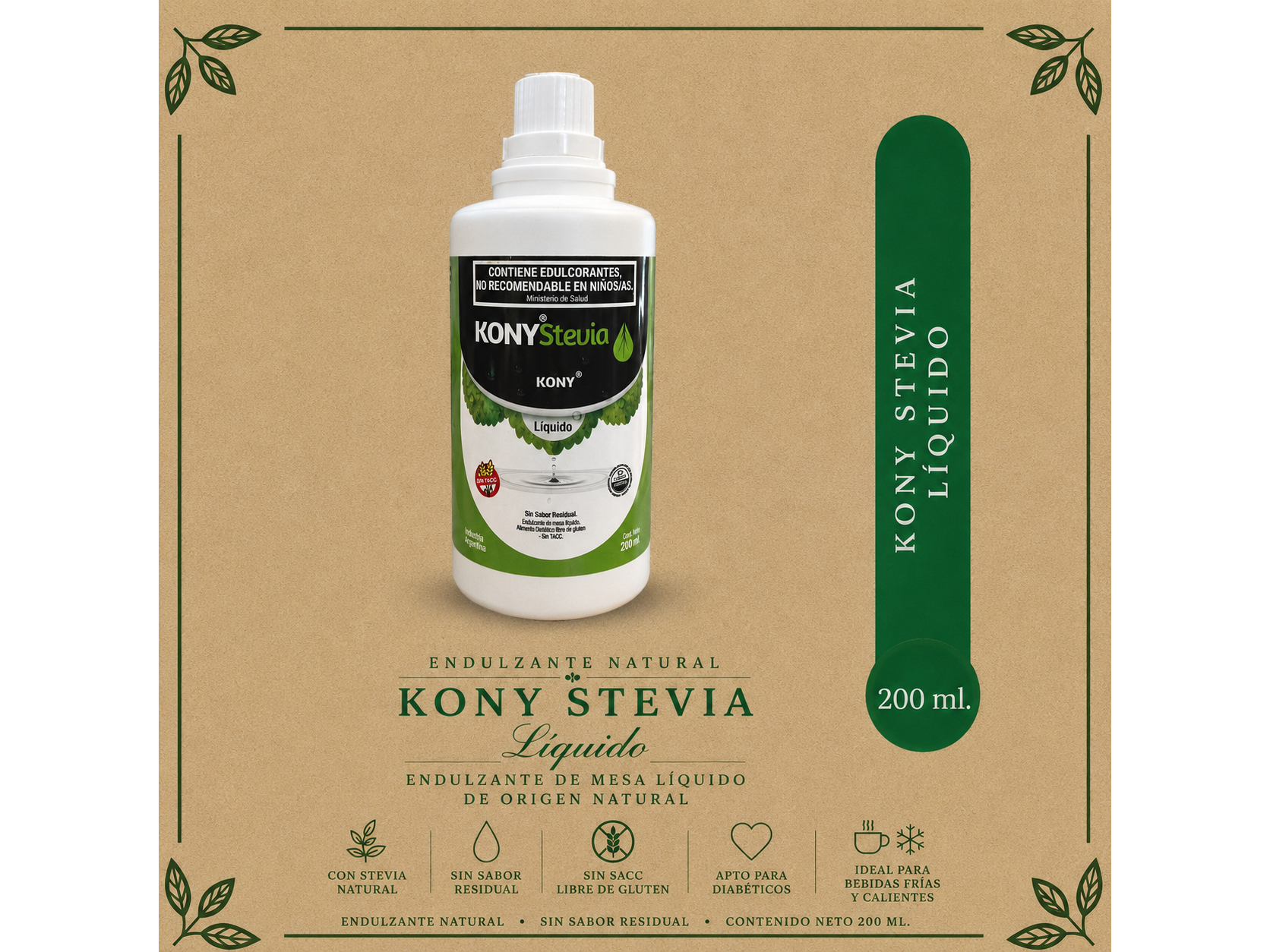 Kony Stevia 200 ml.