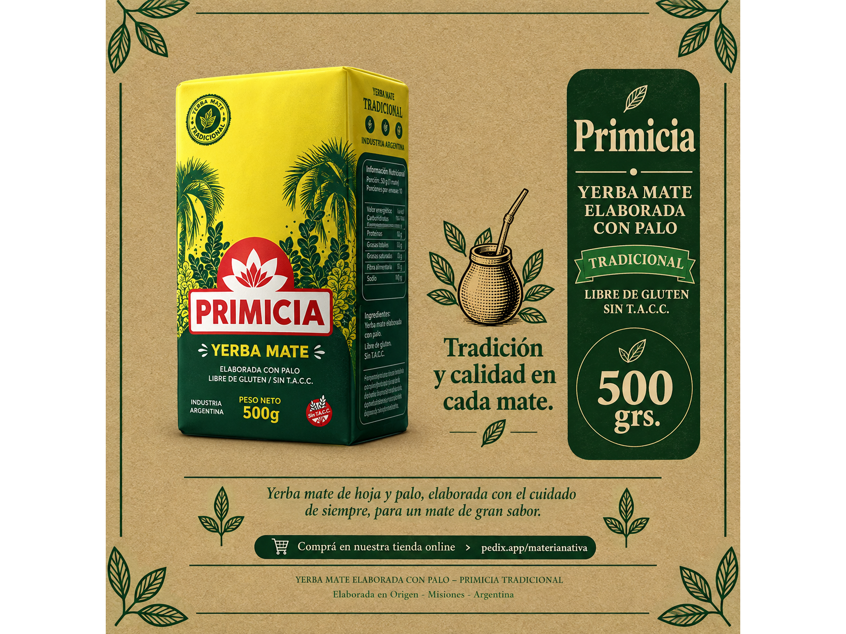 Primicia 500 grs.