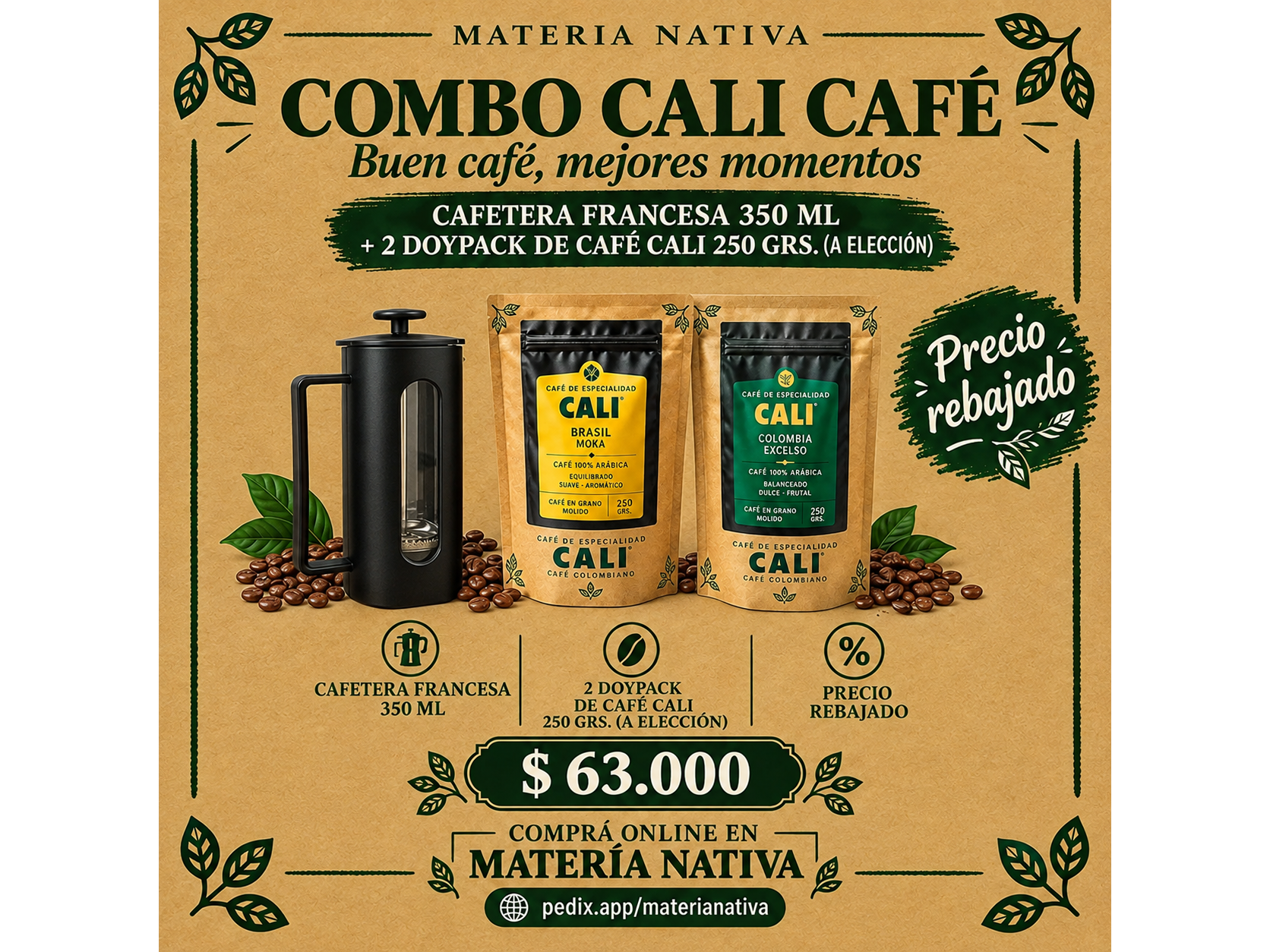 Combo Cali Café 2