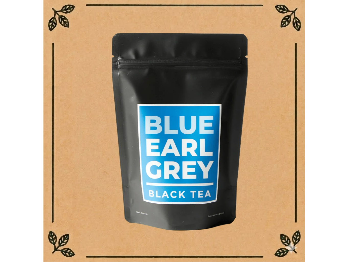 Blue Earl Grey Doypack