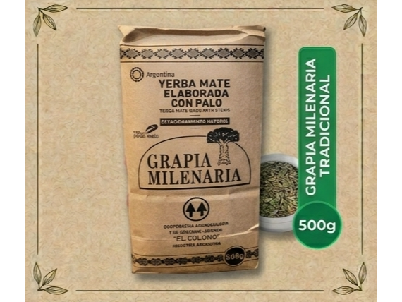Grapia Milenaria 500 grs.