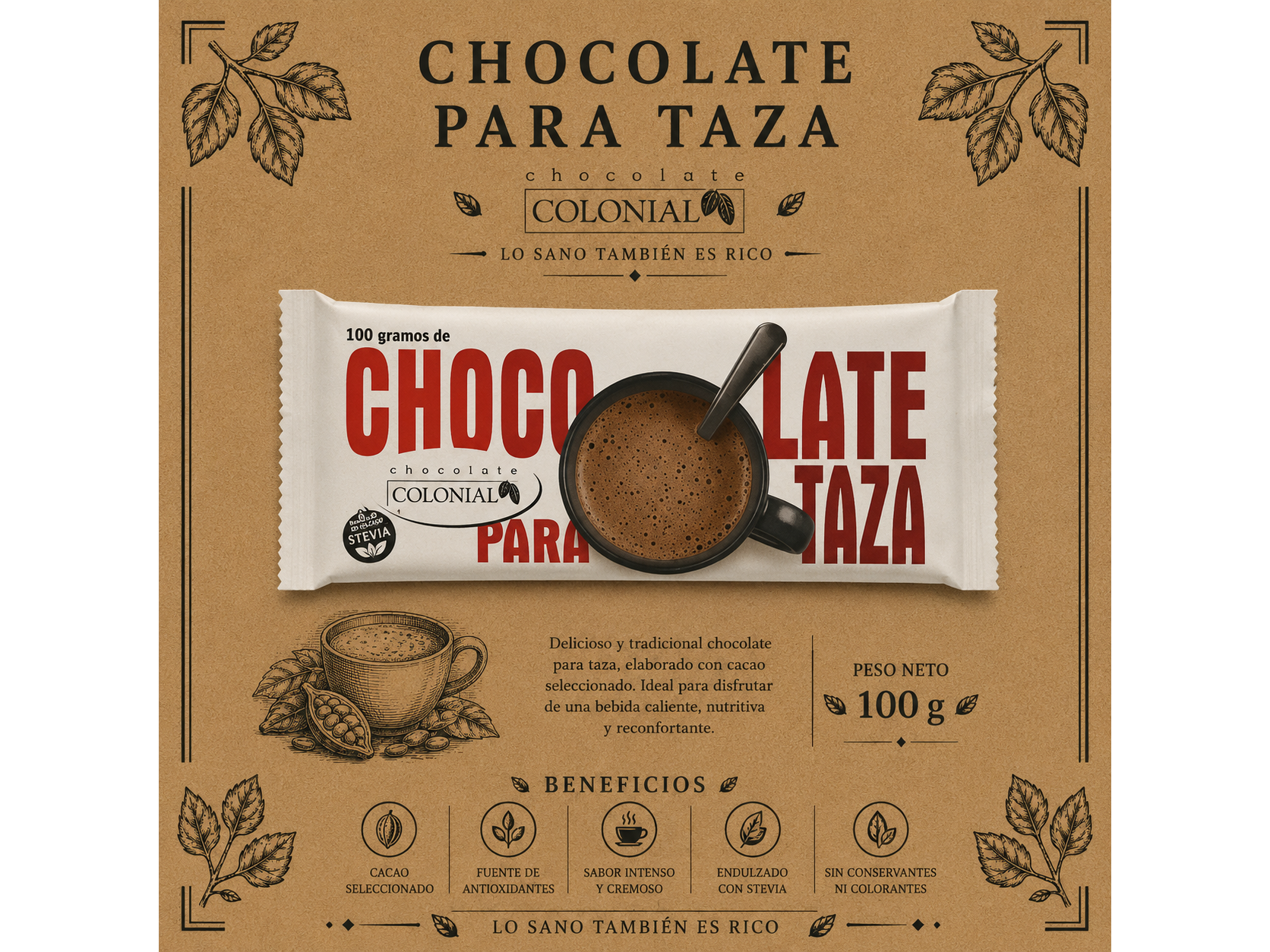 Chocolate para Taza