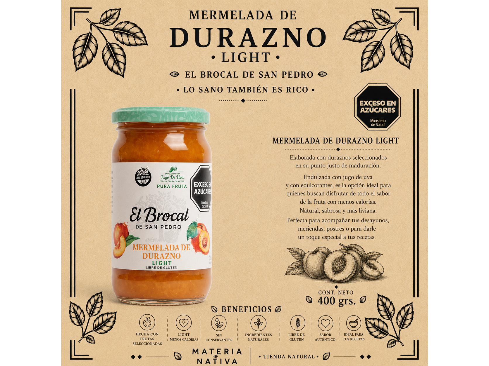 Mermelada de Durazno