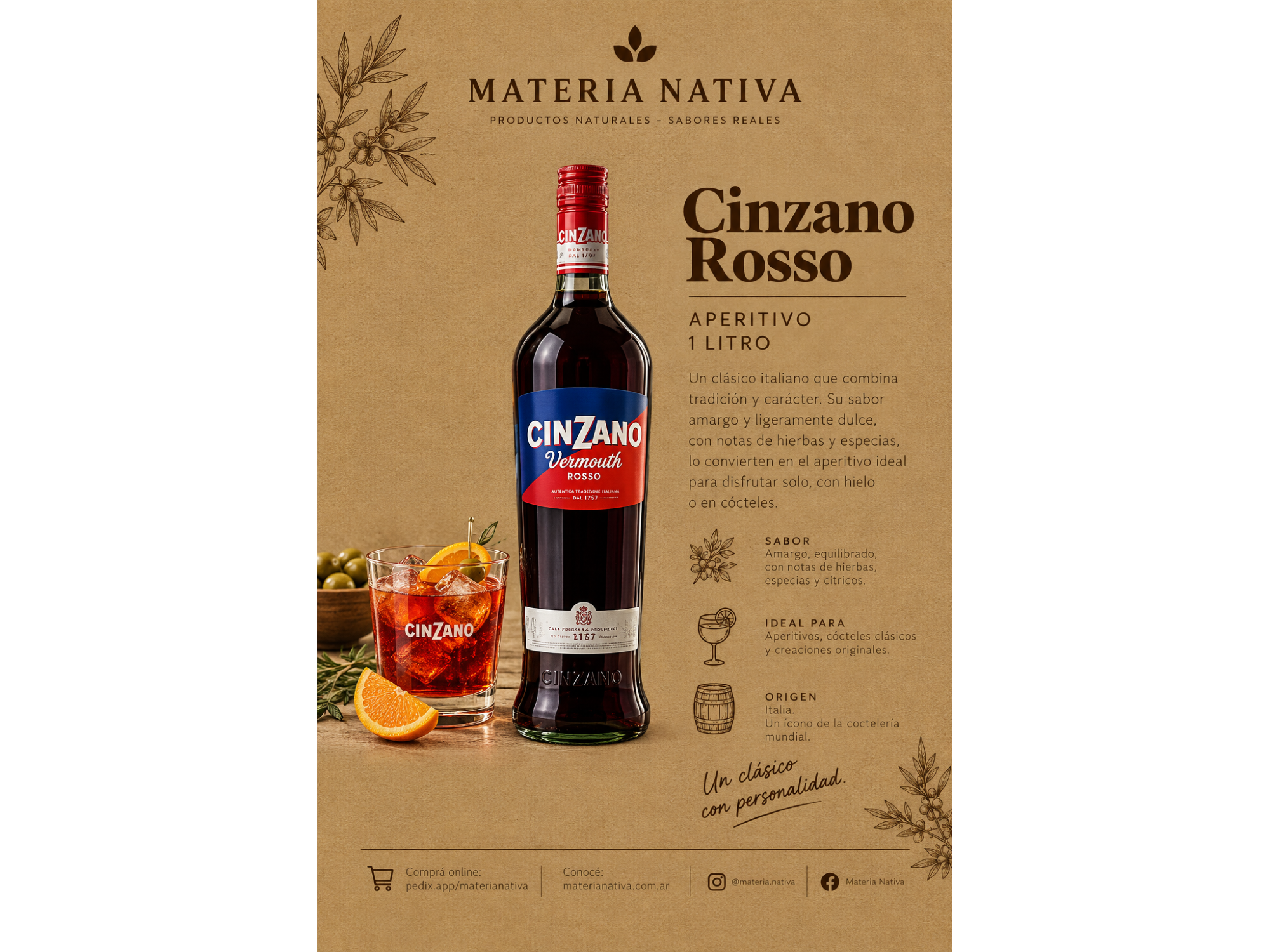 Cinzano Rosso 1 L