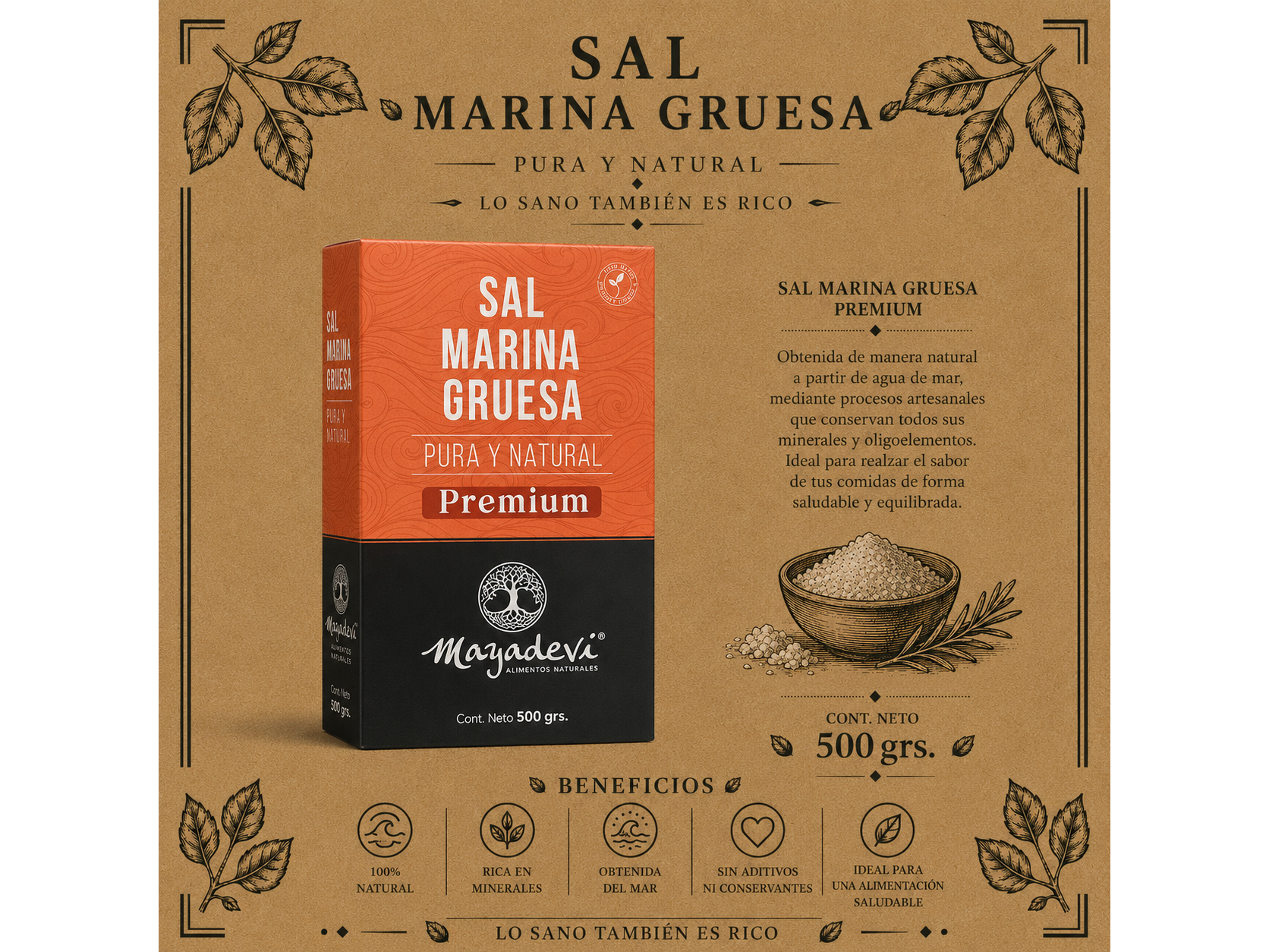 Sal Marina Gruesa Premium