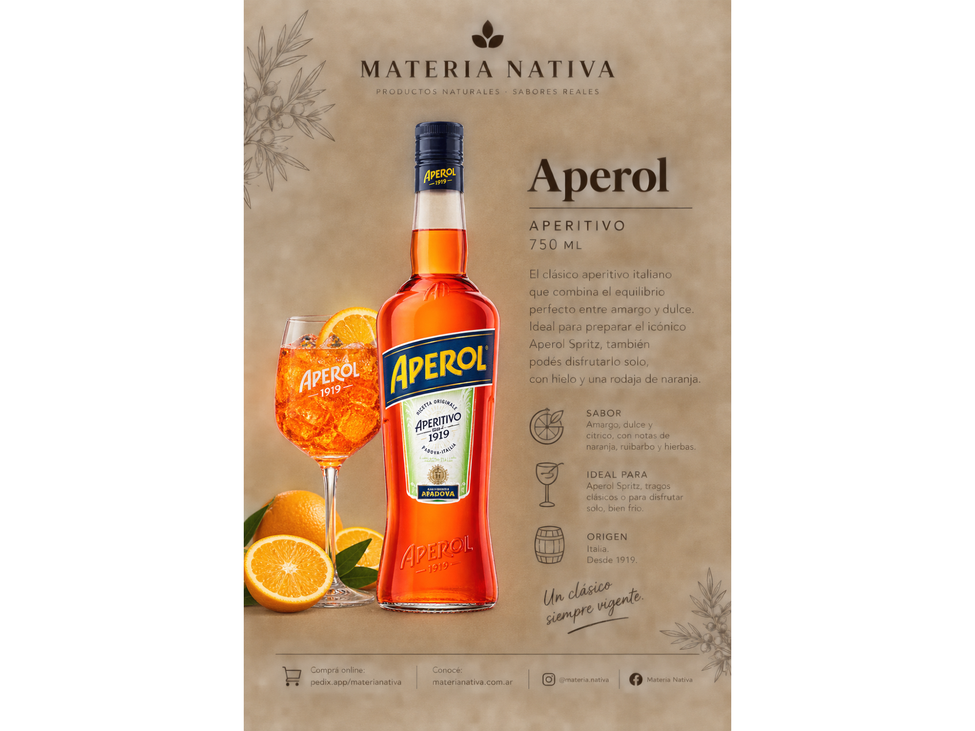 Aperol 750 ml