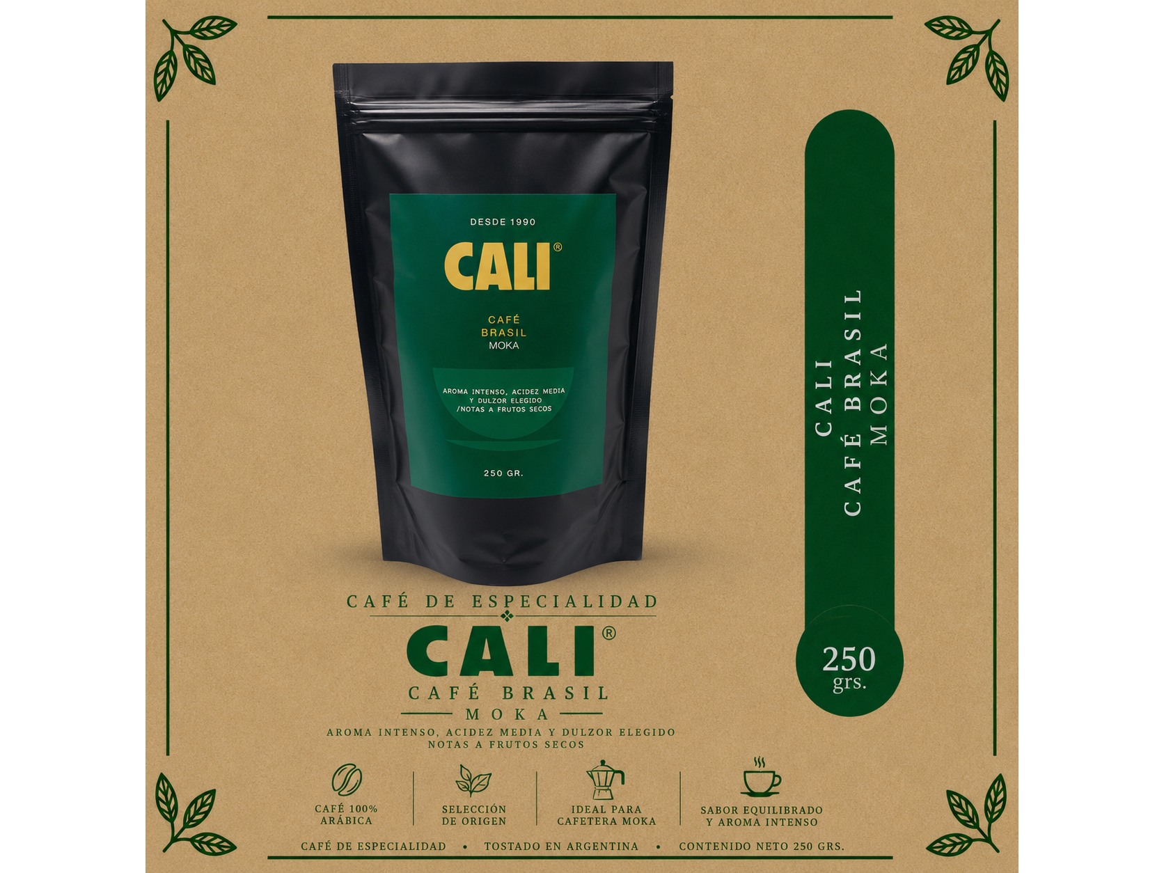 Café Brasil Moka 250 grs.