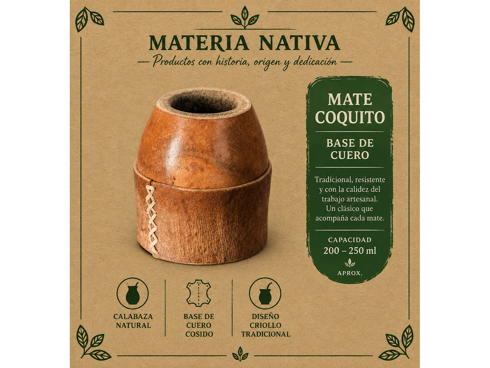 Coquito base de cuero