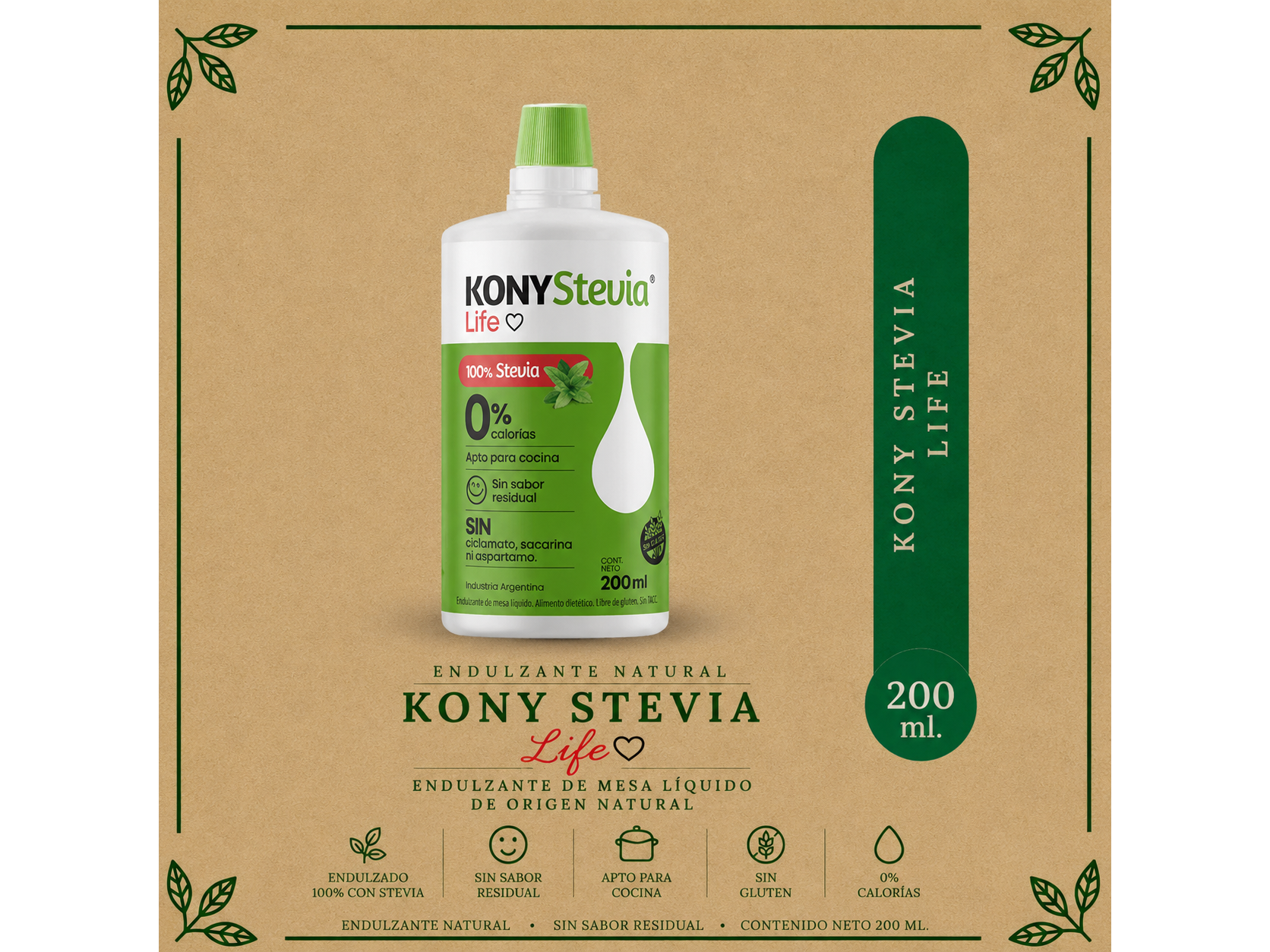 Kony Stevia Life  200 ml.