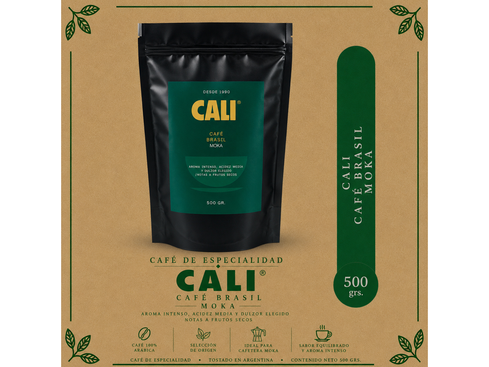 Café Brasil Moka 500 grs.