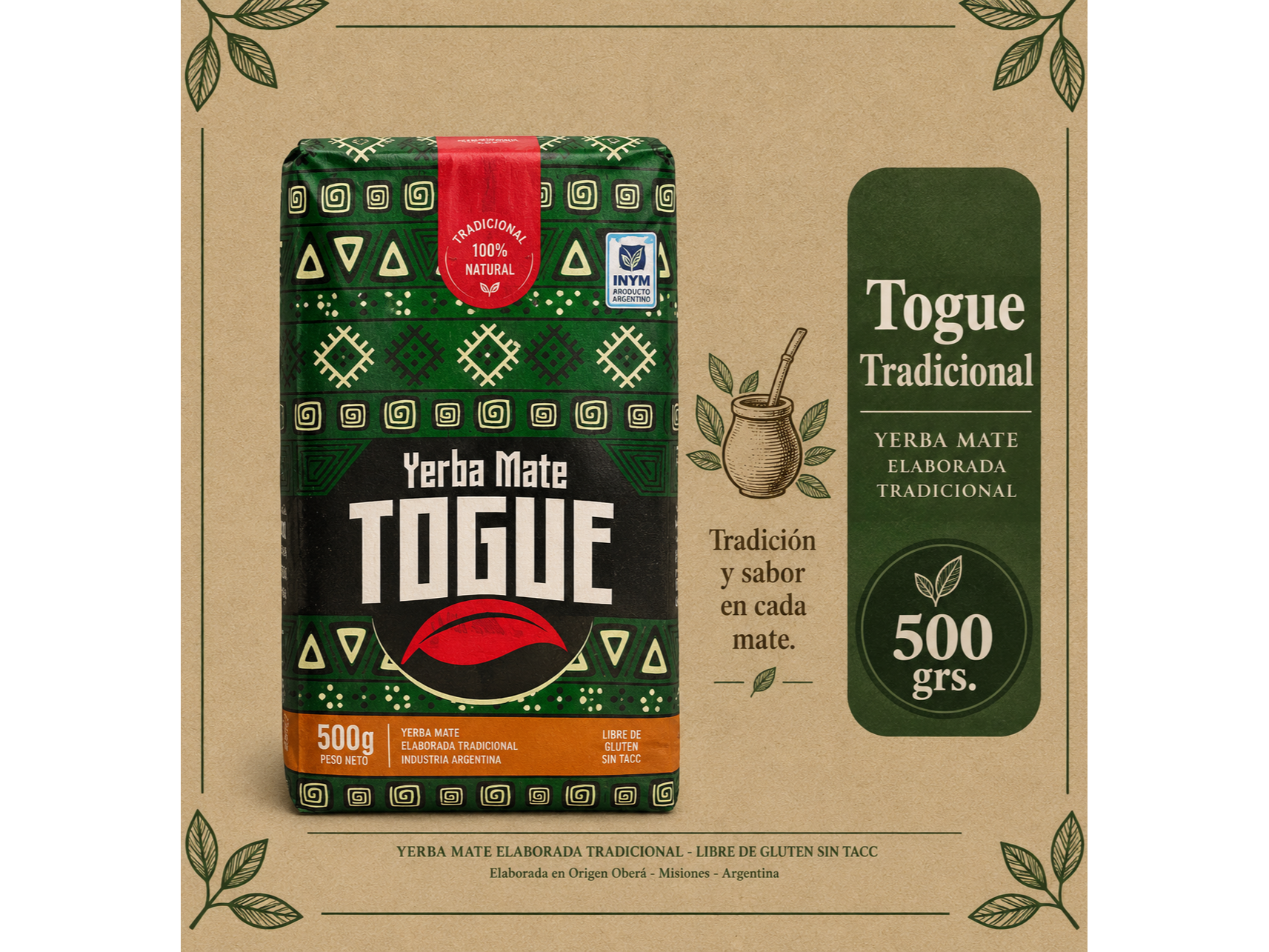 Togue 500 grs.