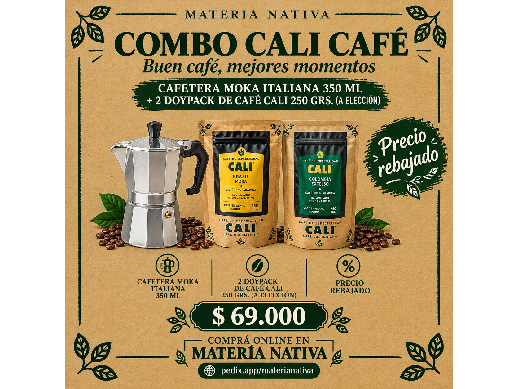 Combo Cali Café 1