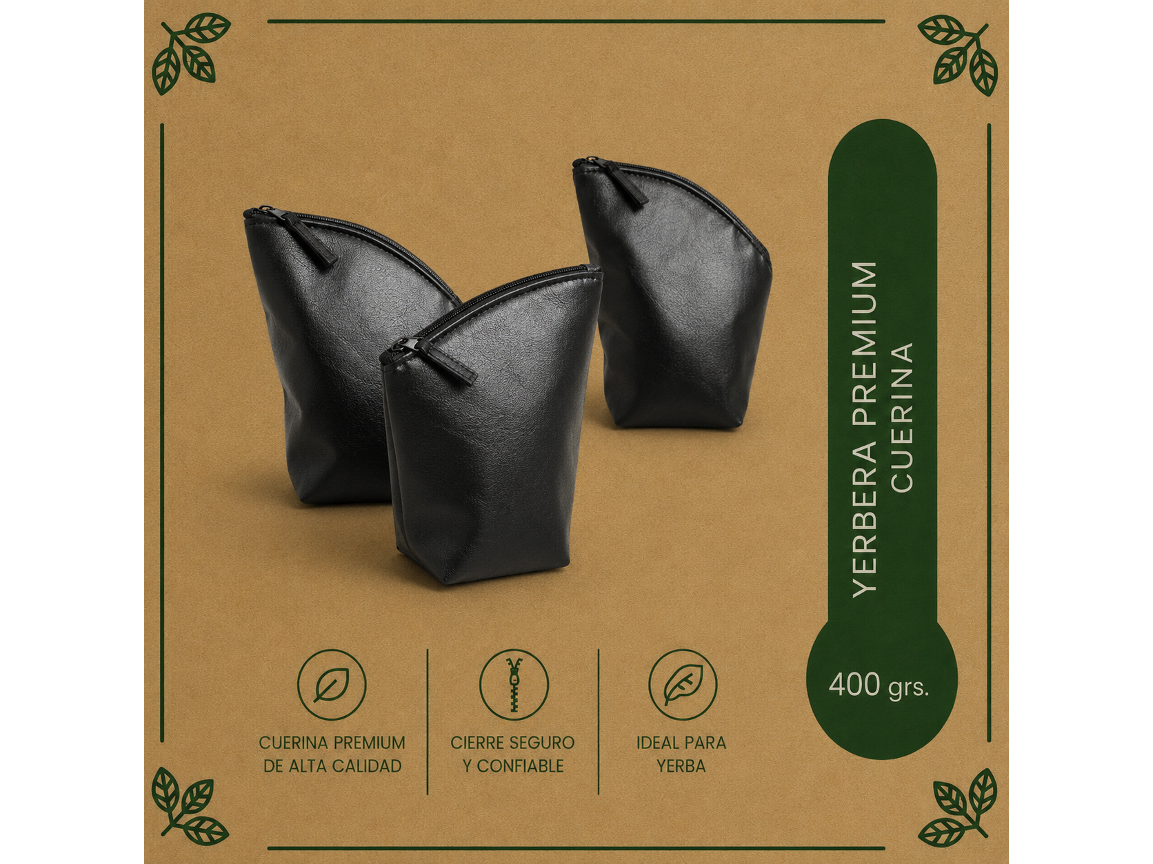 Yerbera Premium 400 grs.