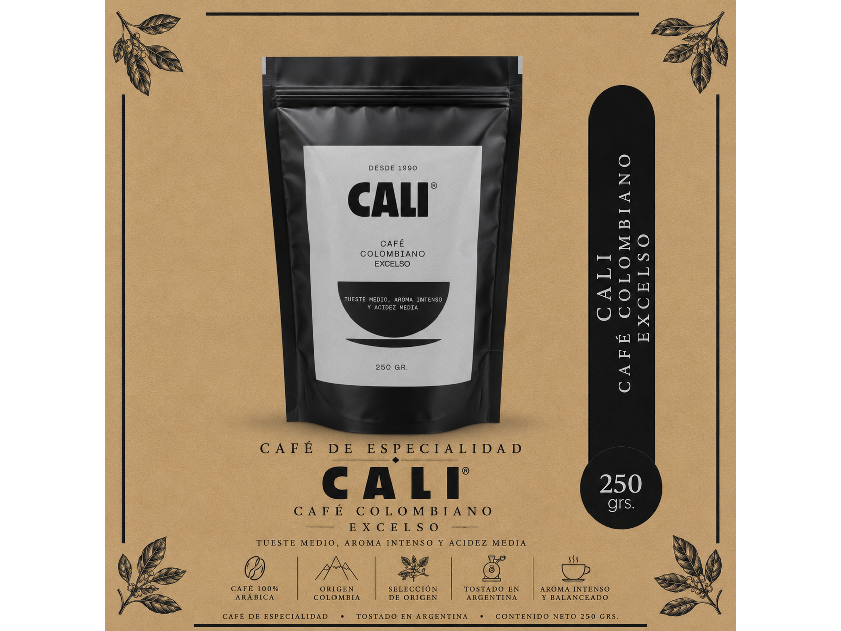 Café Colombia Excelso 250 grs.
