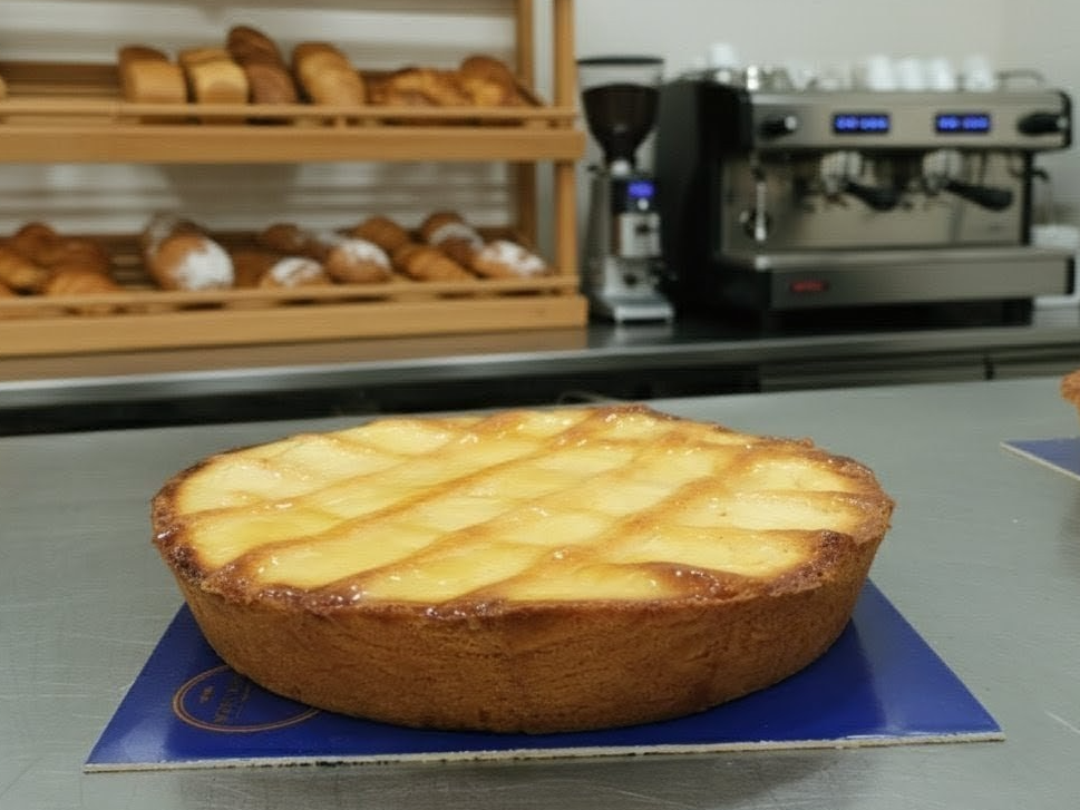 Tarta de Ricota rellena con Dulce de Leche