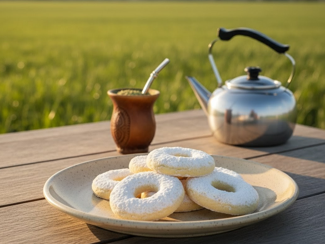 Rosquitas de Maicena con Azúcar Impalpable