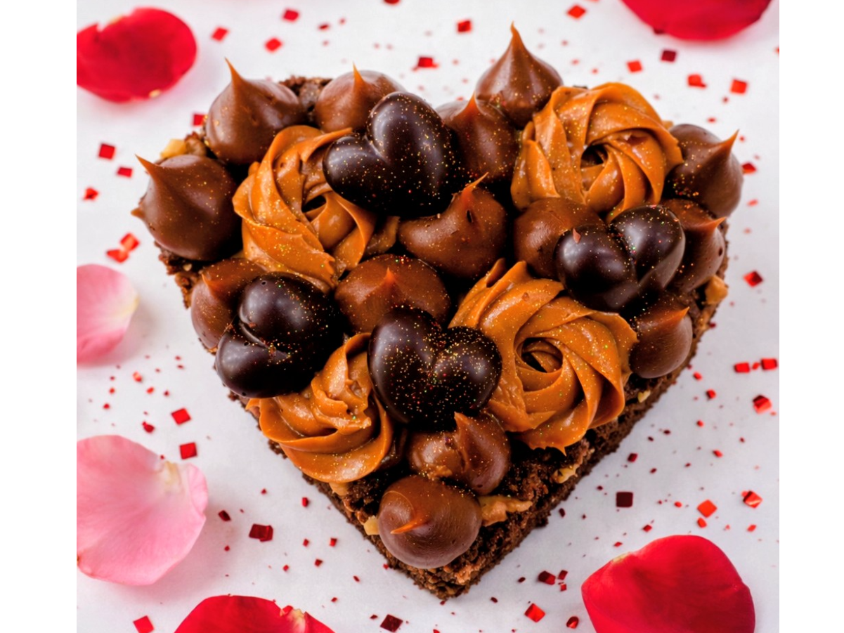 Mini Brownie Corazón
