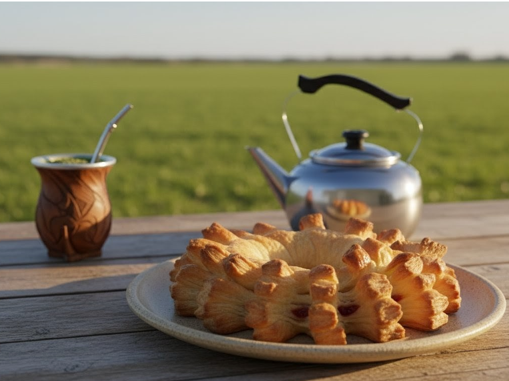 Cremona de Manteca rellena con Dulce de Membrillo