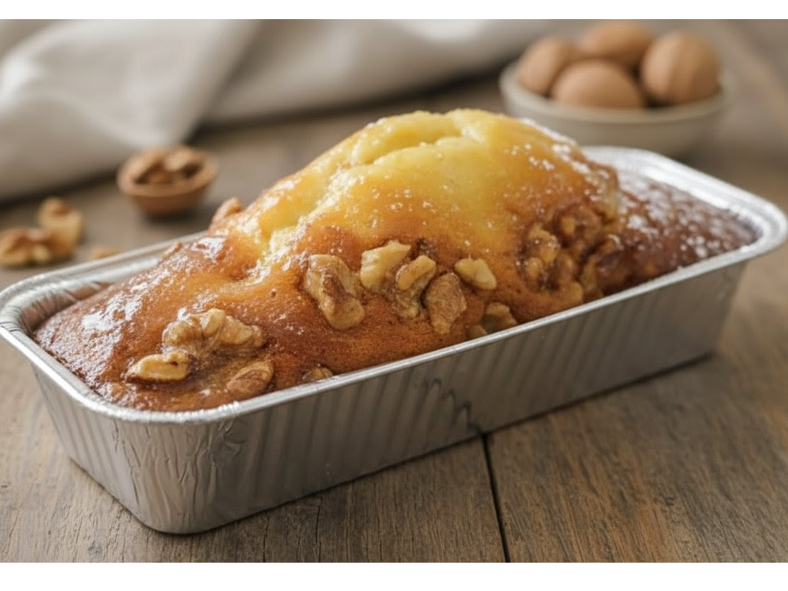 Budín de Vainilla con Nueces