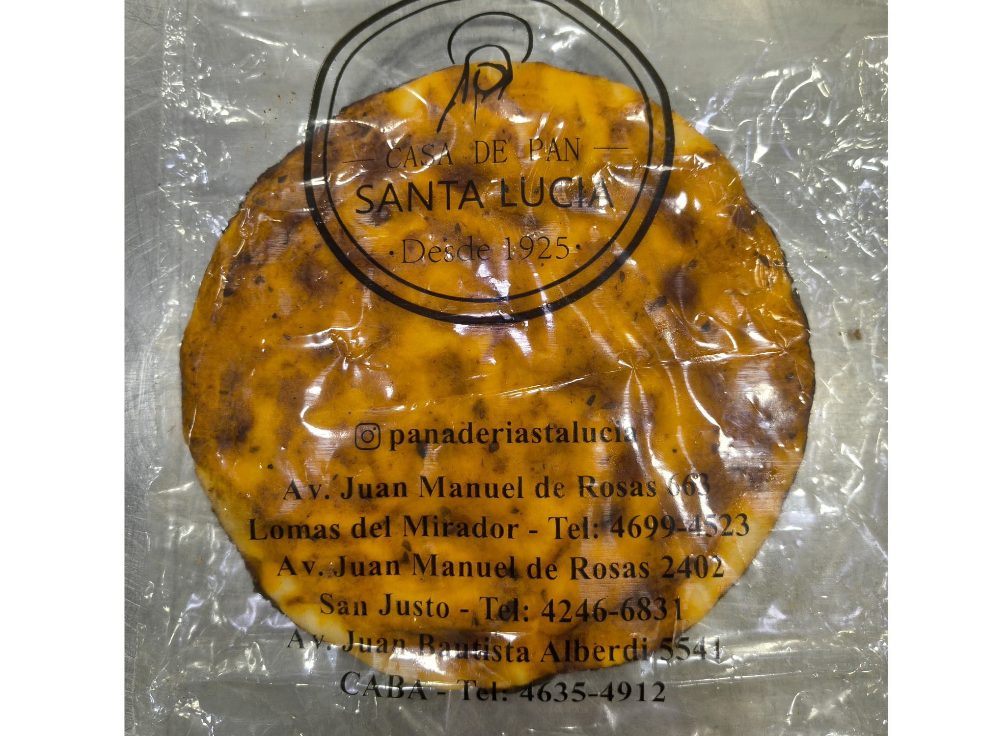 Pre Pizza individual de Salsa de Tomates