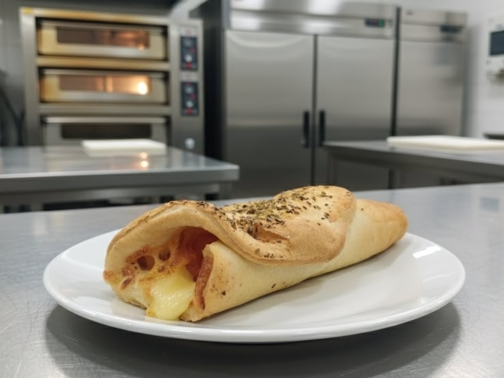 Arrollado palito Queso, tomate y Orégano