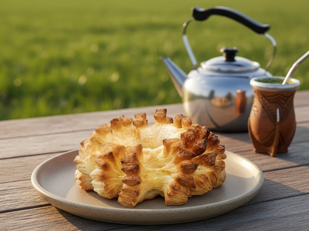 Cremona de Manteca rellena con Crema Pastelera