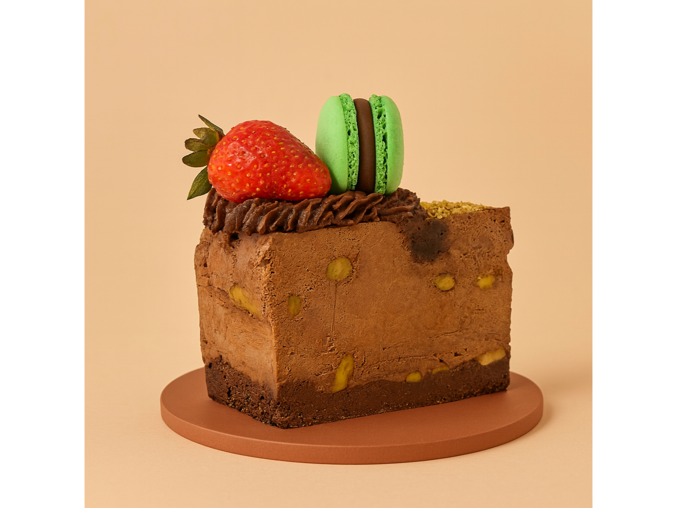 Mousse de Chocolate con Pistachos