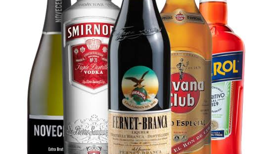 Bebidas alcohólicas