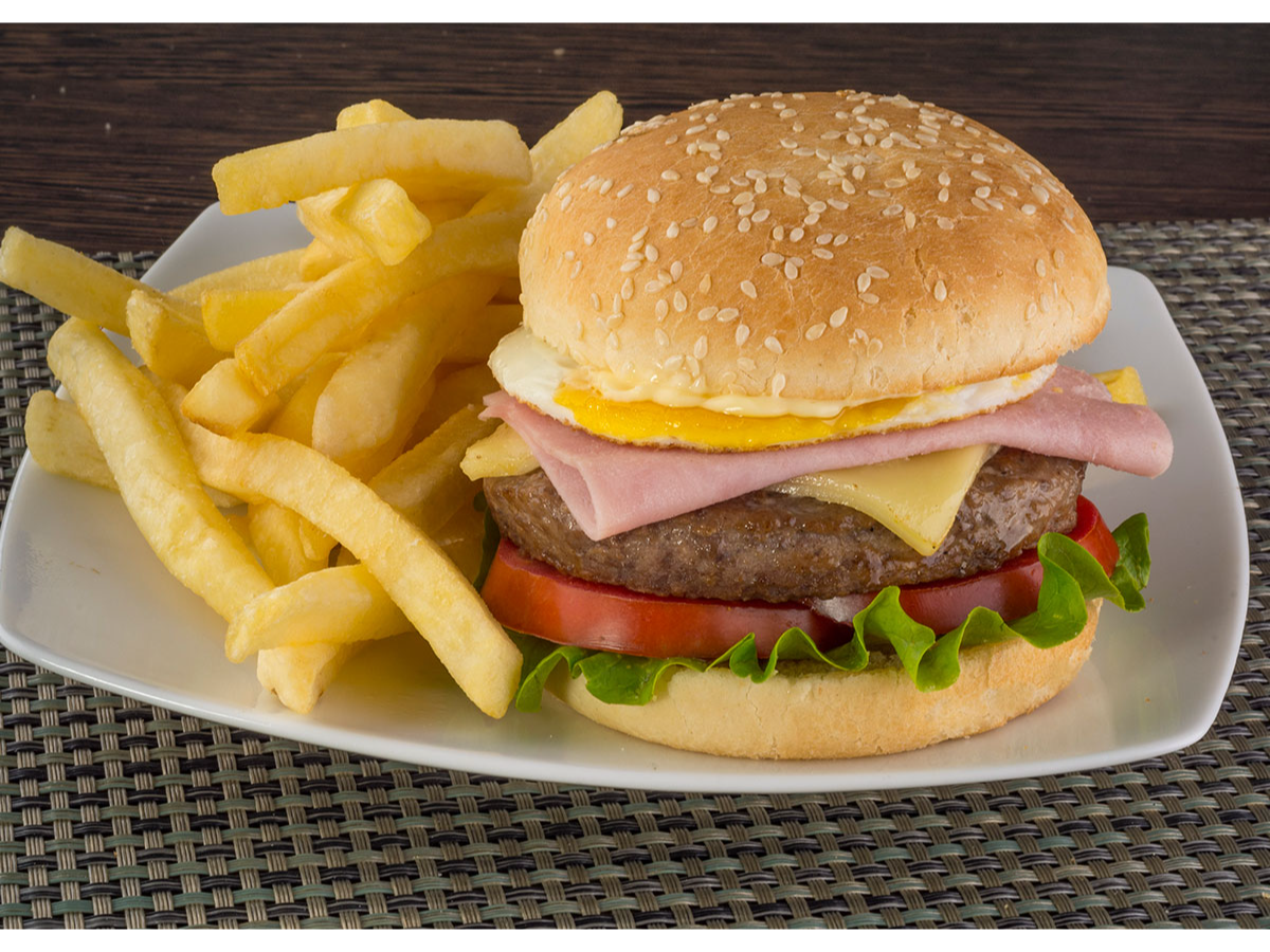 2 HAMBURGUESA COMPLETA