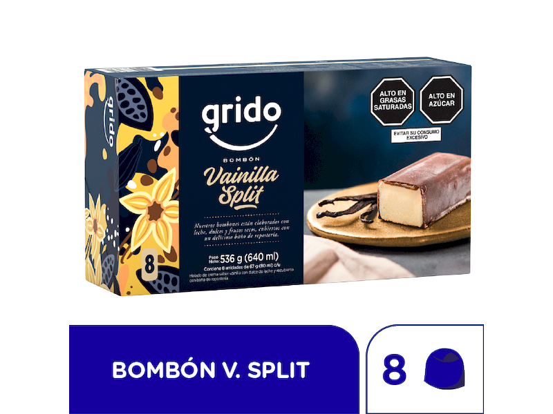 CAJA X8 VAINILLA SPLIN