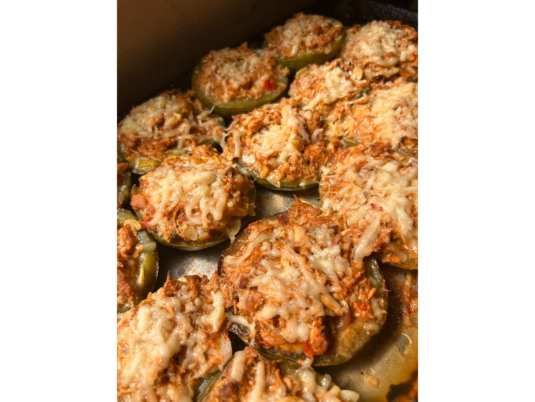 Zapallitos Rellenos de Pollo