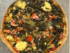 Tarta Integral Verduras y Pollo de Ideas y sabores